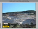 Silica sand mines at Florinas (Sardinia)