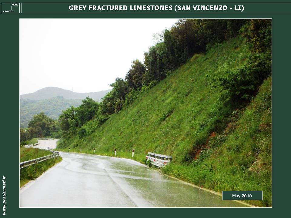 LIMESTONES, GREY and FRACTURED: erosion control and slopes regreening with herbaceous perennial deep rooting plants that grow on any lithotype and climate. LIMESTONES, GREY and FRACTURED: erosion control and slopes regreening with herbaceous perennial deep rooting plants that grow on any lithotype and climate.