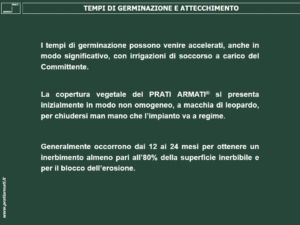 La copertura vegetale dei PRATI ARMATI®