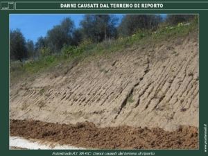 Danni causati dal terreno di riporto