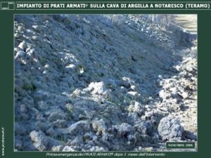 cave di argilla in Abruzzo soggette a erosione e dilavamento