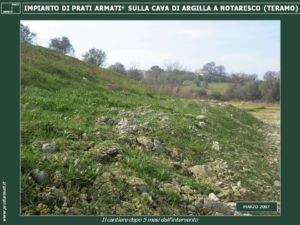 cave di argilla in Abruzzo soggette a erosione e dilavamento