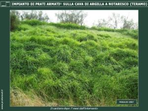 cave di argilla in Abruzzo soggette a erosione e dilavamento