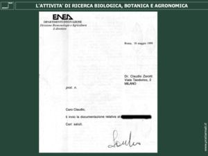 L'attività di ricerca biologica