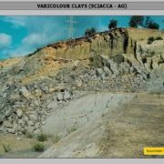 VARICOLOUR CLAYS on a Sicily island QUARRY