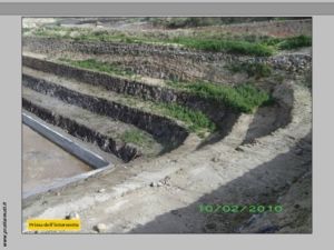 terrazzamenti prima del recupero ambientale