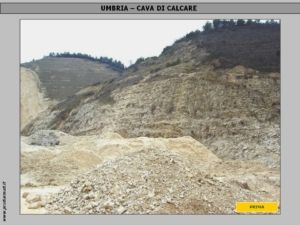 la cava prima della rinaturalizzazione