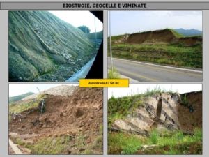 Geocelle,Georeti,Biostuoie non funzionano, non bloccano l'erosione