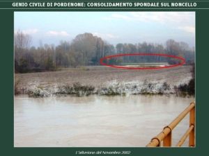 DIFESA SPONDALE sul Fiume Noncello