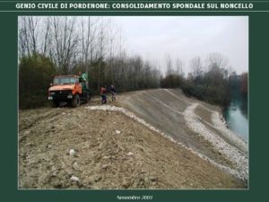 DIFESA SPONDALE sul Fiume Noncello