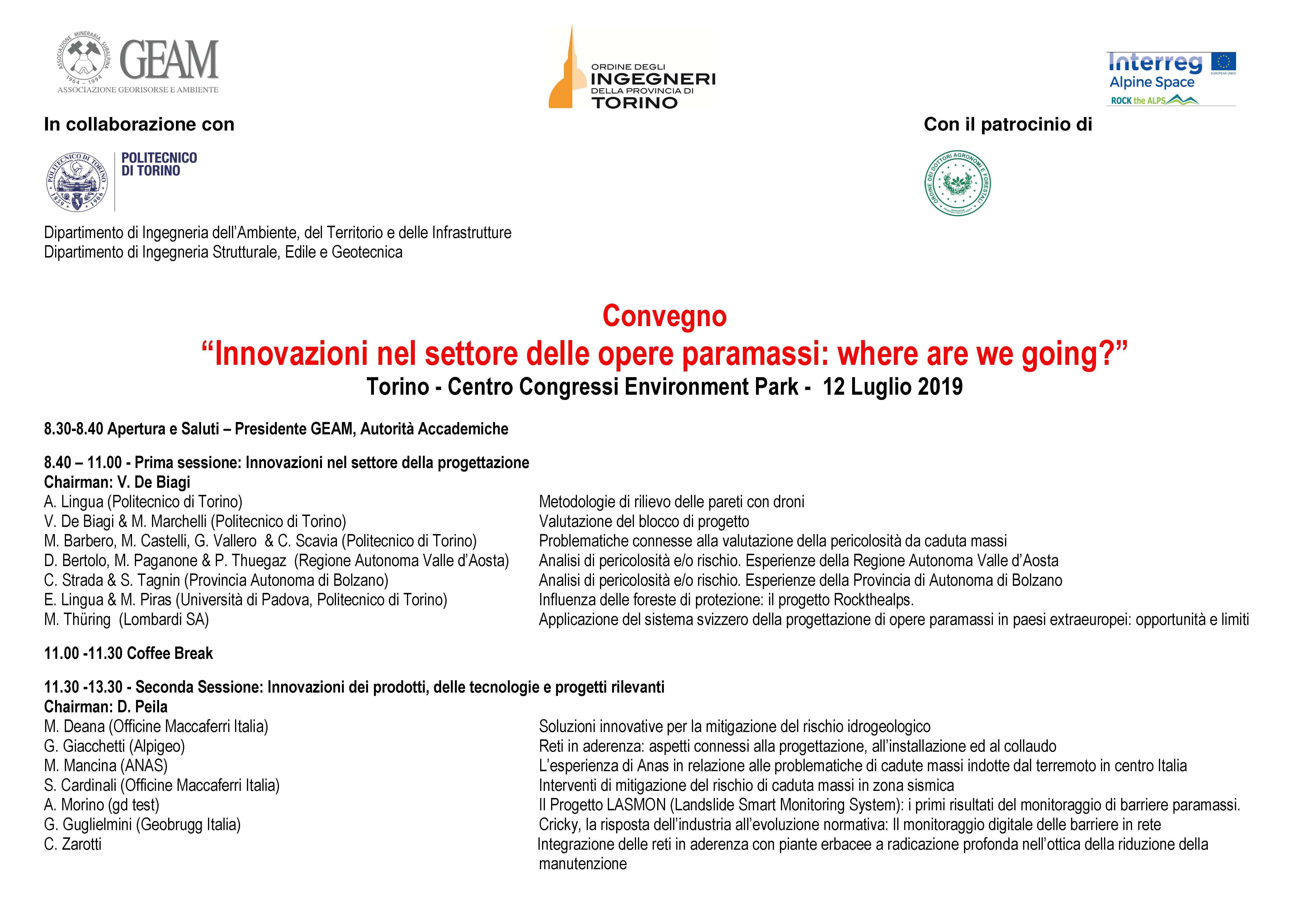 Programma convegno torino