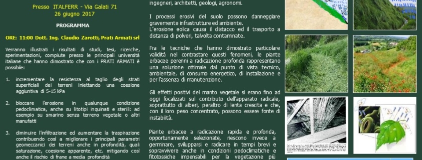 Seminario R.F.I.: Tecniche tradizionali di consolidamento del