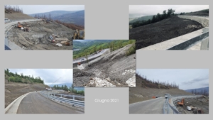 Frana a Castiglione dei Pepoli disloca la strada