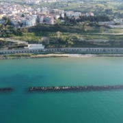 Cantiere di Ortona 2022: vista del cantiere dal drone