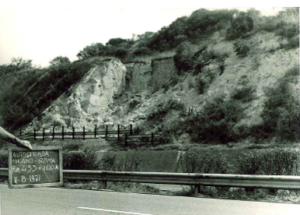 Autostrade per l'Italia A1 MI-NA Fabbro frane sui versanti fine anni 70