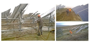 Idrosemina su impianto fotovoltaico