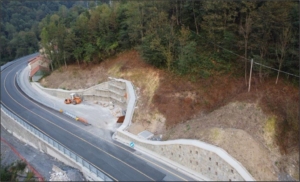 Dissesto idrogeologico in azione sul cantiere della Val di Trebbia