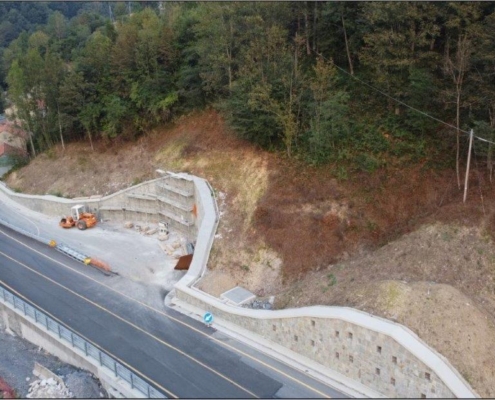 Dissesto idrogeologico in azione sul cantiere della Val di Trebbia