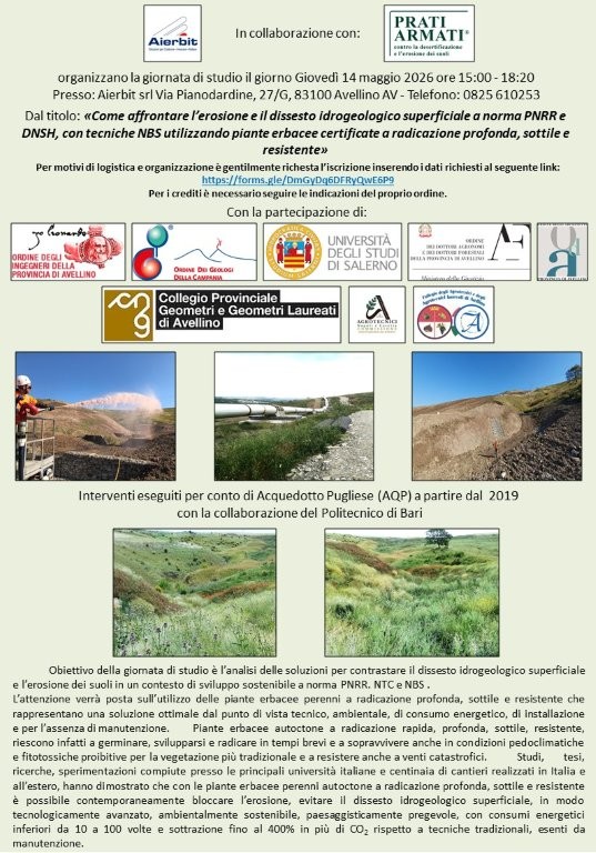 Giovedi 14 maggio 2026 AIERBIT AVELLINO Giornata di Studio Locandina pg1