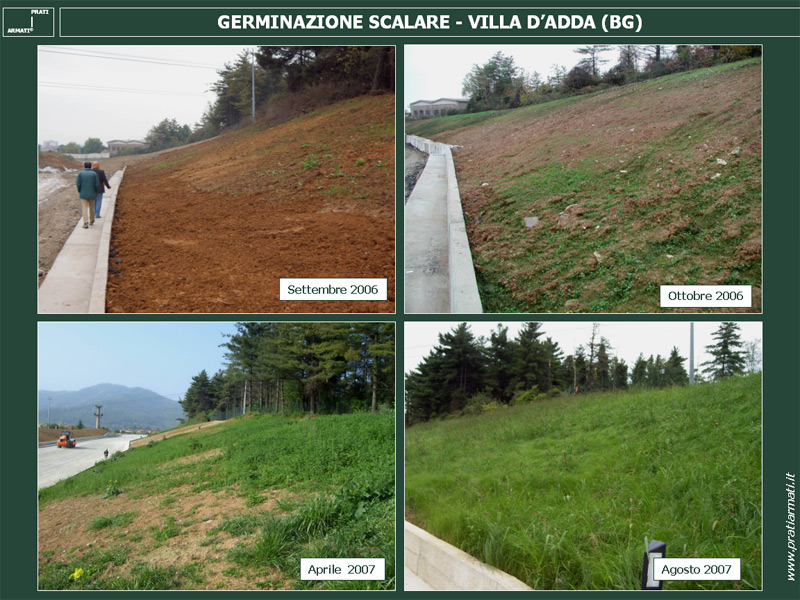 Tempi di germinazione e attecchimento - Villa d'Adda (BG)