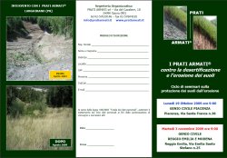 Il Genio Civile di Piacenza, Reggio Emilia e Modena organizzano i seminari: I PRATI ARMATI® contro la desertificazione e l’erosione dei suoli